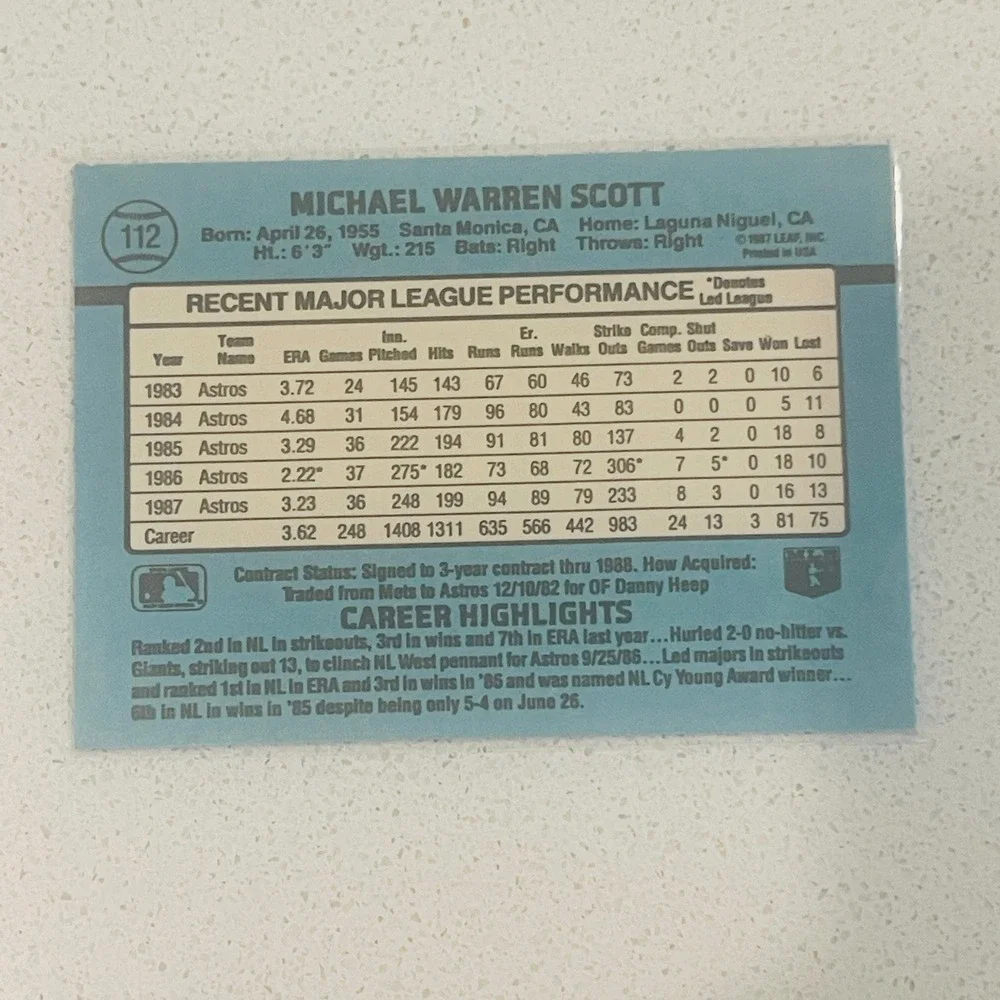 Donruss 1988 mike